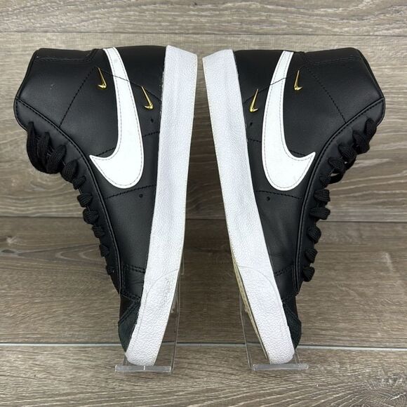 Nike Blazer Mid ‘77 SE “Sisterhood” Women’s Sz 8 Black Metallic Gold Sneakers - Picture 9 of 11